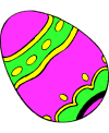 Easter egg coloring pages