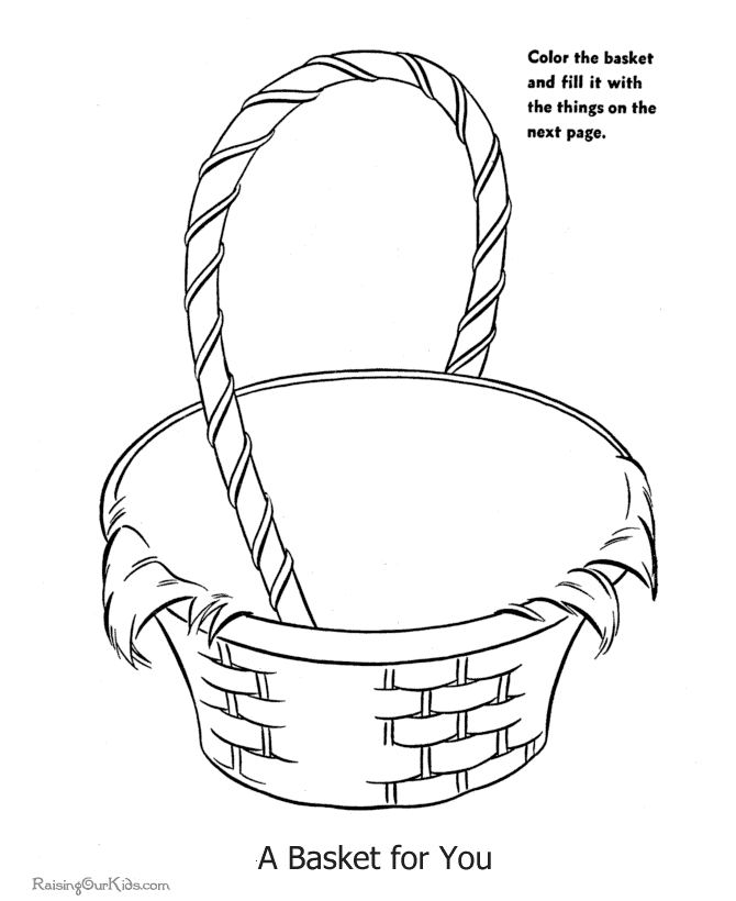 Easter coloring page