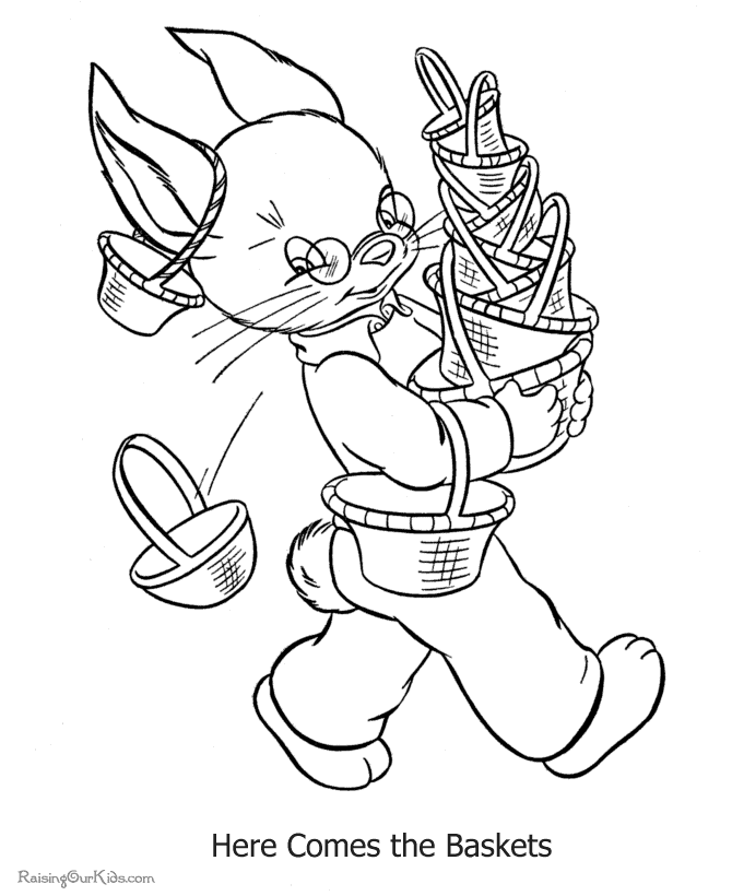 Free Easter Coloring Pages
