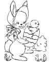 Bunny coloring pages