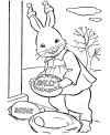 Bunny coloring pages