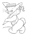 Free Bunny coloring pages