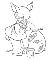 Bunny coloring pages