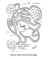 Printable Easter maze