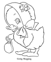 Duck coloring pages