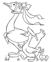 Duck coloring pages