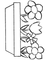 Easter flower to color