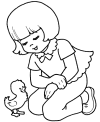 Free happy easter coloring pages
