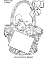 Easter coloring page