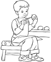 Kids Easter coloring pages