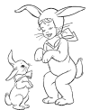 Kids Easter coloring pages