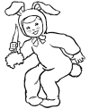 Kids Easter coloring pages
