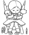 colouring pages for kid at easter