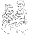 Printable Easter color pages
