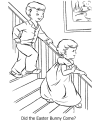 Kids Easter color pages