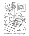 Kids Easter color pages