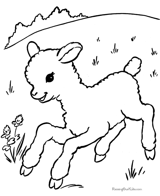 colouring pages for easter