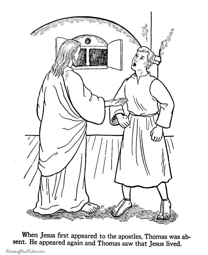 Printable Christian coloring page