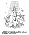 Religious Easter coloring pages