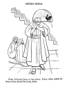 coloring page easter christian