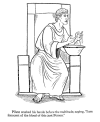 Religious Easter coloring book pages