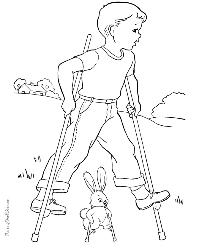 Easter picture to print