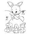 Cute Easter bunny picture