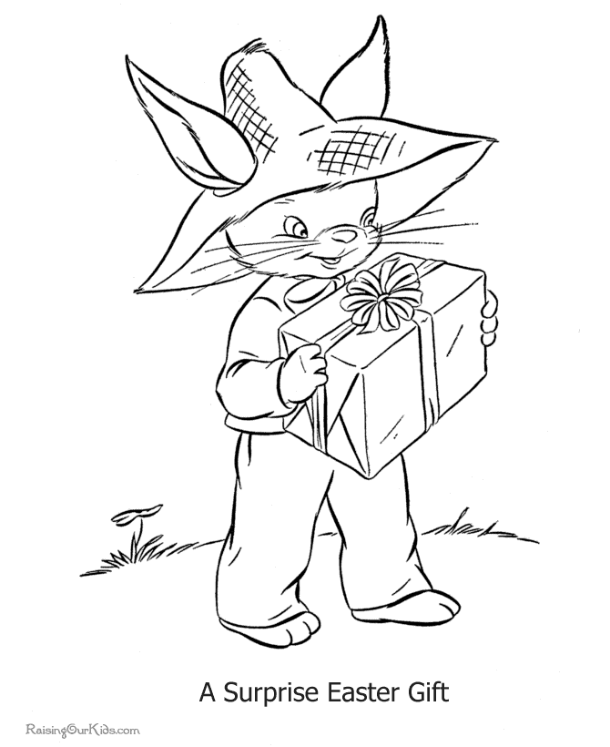 Free Easter sheet to color