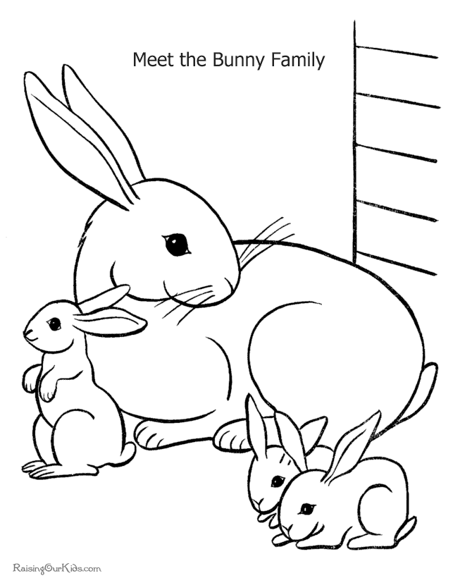 Easter coloring sheet