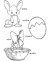Easter coloring sheet