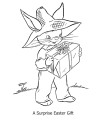Free Easter coloring sheets