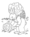 Child Easter coloring sheets
