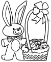 Preschool Easter coloring sheets