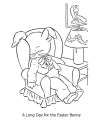 Easter color sheets